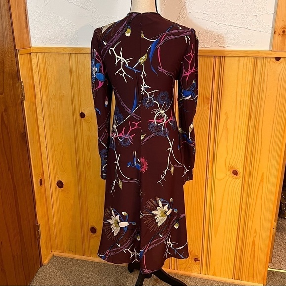 Rag & Bone Rainier Front Zip Floral Dress Sz-4 - Picture 7 of 14